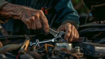 A Senior Mechanic at Work