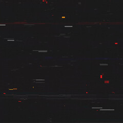 Glitch noise static television or VHS VFX. Tv screen interference distortion effect. Vintage background or glitch transition effect for video editing. Old damaged noisy stripes effect