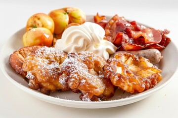 Mouthwatering Apple Fritters with Tender Apple Chunks