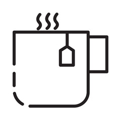 Cup Drink Hot Line Icon