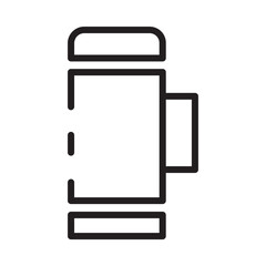Drink Hot Thermos Line Icon