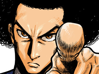 ビジネスマンクローズアップイラスト