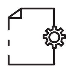 Growth Management Office Line Icon