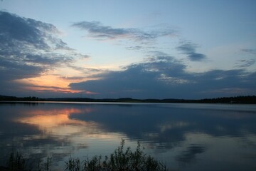 Mesmerizing view of a beautiful seascape at scenic sunset
