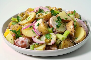 Delicious and Refreshing Potato Salad with Creamy Dressing
