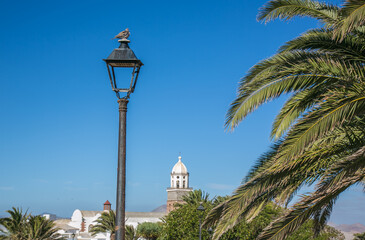 Street lamp at Teguise, Lanzarote, Canary islands, Spain