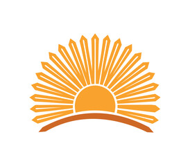 summer sun icon 