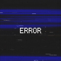 Glitch noise static television or VHS VFX. Tv screen interference distortion effect. Vintage background or glitch transition effect for video editing. Old damaged noisy stripes effect