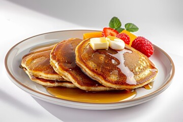 Vibrant Amaranth Pancakes with a Subtle Sweetness