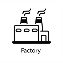 Factory Vector icon