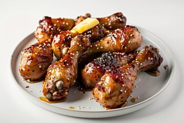 Umami Infused Apple Honey Glazed Drumsticks