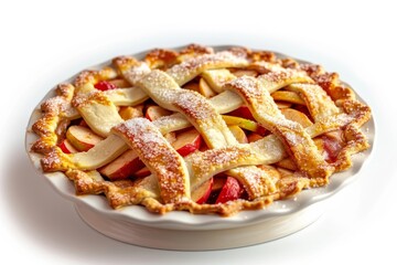 Apple-Cherry Lattice Pie: A Harmonious Blend of Tart and Sweet