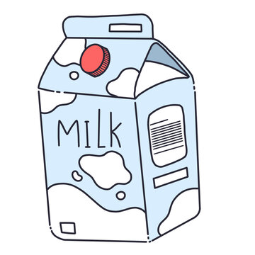 recommend clip art: illustration of a milk carton