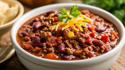 Satisfyingly Spicy: Mouthwatering Bowl of Chili Con Carne