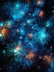 Fototapeta premium fireworks in the sky