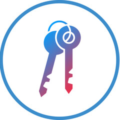 Vector Design Key Icon Style