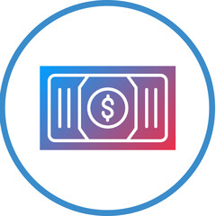 Vector Design Cash Icon Style