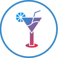 Vector Design Cocktail Icon Style