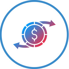 Vector Design Money Transfer Icon Style