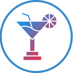 Vector Design Cocktail Icon Style