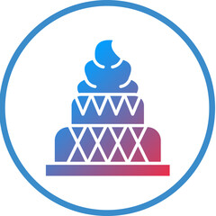 Vector Design Cake Icon Style