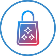 Vector Design Shopping Bags Icon Style