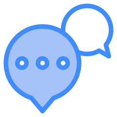 message, comment, dialogue, communication, chat box Icon
