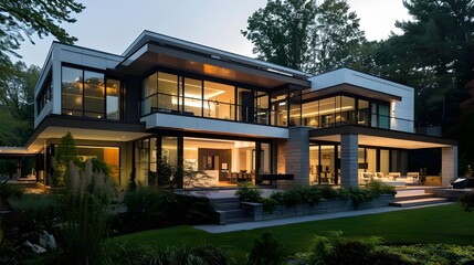 Fototapeta premium house at night
