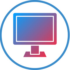 Vector Design Lcd Icon Style