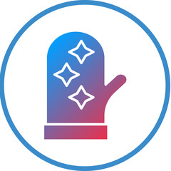 Vector Design Oven Mitt Icon Style