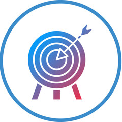 Vector Design Target Icon Style