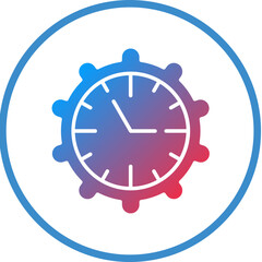 Vector Design Time Management Icon Style