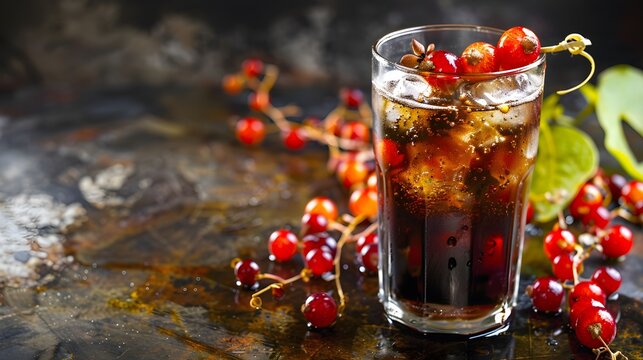 Guarana soda, a popular Brazilian soft drink made from the guarana fruit