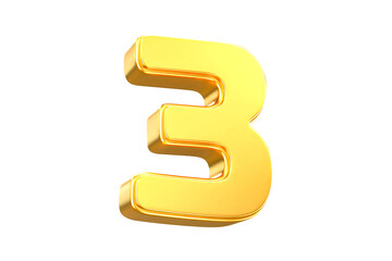 3d sales discount Number 3 price tag for discount sale promotion concept by 3d render
