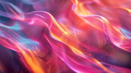 abstract beautiful iridescent background, colorful wave