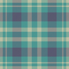 Deep background pattern seamless, menu vector tartan textile. Artwork texture fabric check plaid in pastel and teal colors.