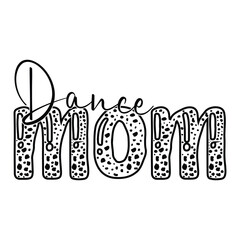 Mom Quotes T-shirt Design Vector Illustration Clipart EPS  