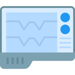 Obraz premium Ecg Icon