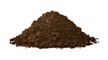 Premium quality ground coffee, stacked high, freshly roasted and ready to brew - perfect for coffee lovers