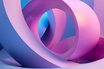 Fototapeta premium 3d abstract background with modern colours and modern shapes