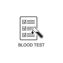 blood test icon , laboratory icon