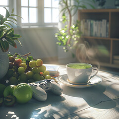 Embracing Tranquility: The Concept of Video Game Detox Depicted Through Still-Life