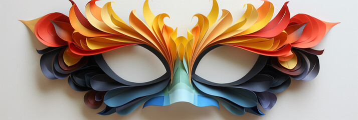 A beautiful and unique mask, perfect for any special occasion