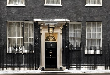 A view of Downing Street in London