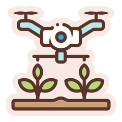 smart farming sticker