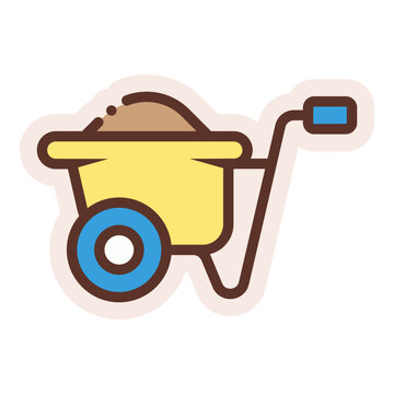 recommend clip art: wheelbarrow sticker
