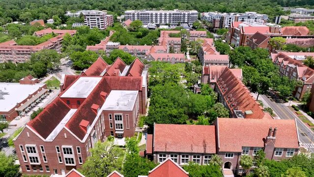 University Of Florida Campus aerial in Gainesville Florida