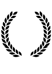 Laurel wreath SVG, Plant SVG, Winner SVG, Laurel wreath Silhouette, Laurel wreath Clipart, Leaves SVG, Wedding SVG, Cut file for Cricut, Award SVG
