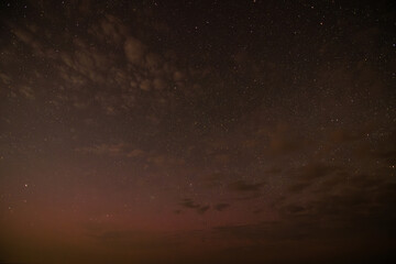 Fototapeta premium Paysage de mer la nuit en Bretagne - France