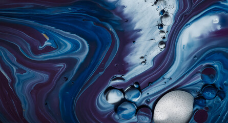 Dynamic Swirls of Vivid Acrylic Liquid Paint Textures: Bold Hues and Emotional Abstract an artwork created with generative AI tools